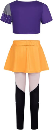 Girls Demon Pop Singer Hunters Costume 3-14 Years Stage Dance Idol Cosplay Outfit, Kids Halloween Costumes