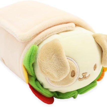 Anirollz Puppiroll Plush in Burrito Outfitz – Kawaii Stuffed Animal with Removable Costume – Cute Squishy Plush Toy Gift for Boys & Kids