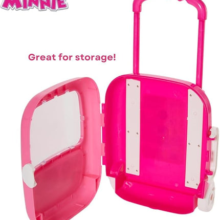 Innovative Designs Disney Minnie Mouse Color and Roll Activity Set with Carrying Case, Stickers, & Art Supplies