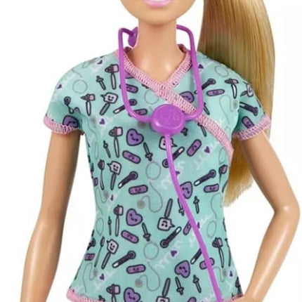 Barbie Doll & Accessories Makeup Artist Fashion Doll (Blond Nurse)