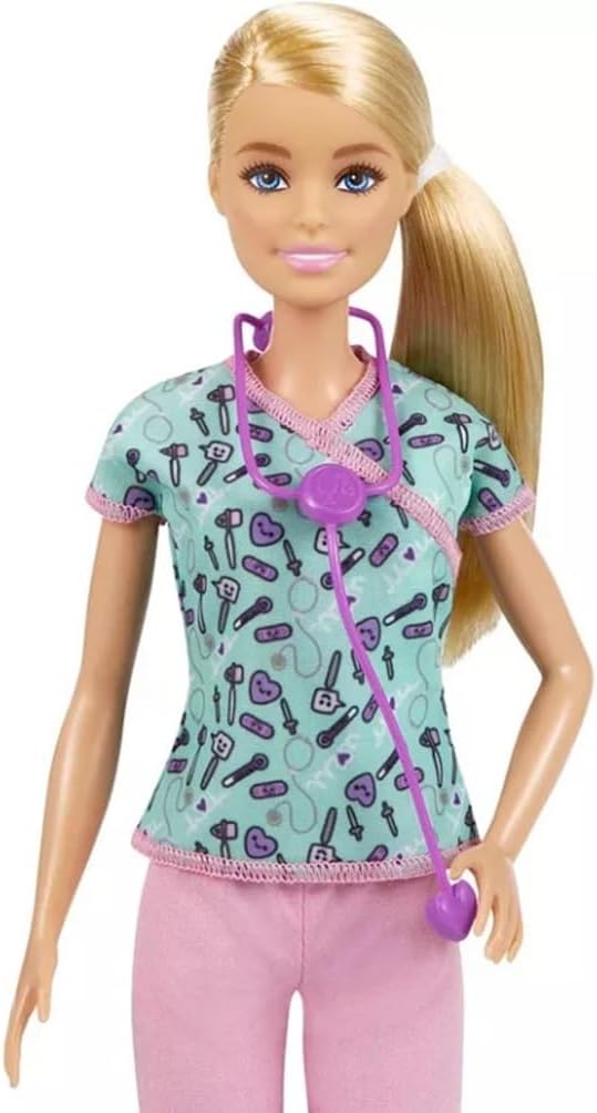 Barbie Doll & Accessories Makeup Artist Fashion Doll (Blond Nurse)