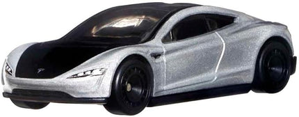 Hot Wheels Tesla Roadster Safari Vehicle for 3 Kids Years Old & Up, Premium Collection of Car Culture 1:64 Scale Vehicles