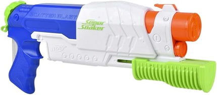 Nerf Super Soaker Scatter Blast Water Blaster, 5 Streams of Water, Pump Action, Kids Outdoor Water Toy, Gifts for 6 Year Old Boys & Girls