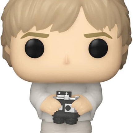 Funko Bitty POP! Star Wars - Luke, 4-Pack - Luke Skywalker, OBI-Wan Kenobi, Jawa and A Surprise Mystery Mini Figure - 0.9 Inch (2.2 Cm) Collectable - Stackable Display Shelf Included - Gift Idea