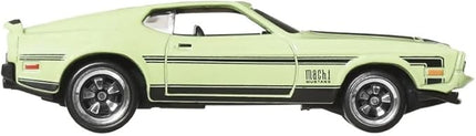 Hot Wheels '71 Ford Mustang Mach 1 [Green], 3/5 Series, 1:64 Scale Die-Cast Car