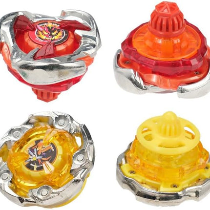 Battling Burst Gyro Blade Toy Set Gift 12 Burst Spinning Tops 2 Two Way Launchers Grip Starter for Boys Children Kids 6 8 10 12+ Battle Game with Portable Box