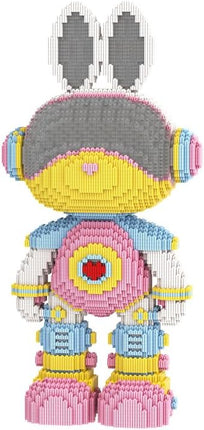 DAHONPA Space Love Rabbit Micro Building Blocks Set, Decoration Toy 8800 Pieces, Gift for Adults and Kids