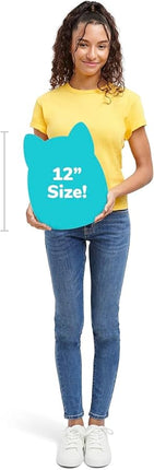 Squishmallows Original 12-Inch Enos The Green Leopard - Official Jazwares Plush - Collectible Soft & Squishy Leopard Stuffed Animal Toy - Add to Your Squad - Gift for Kids, Girls & Boys