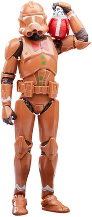 Star Wars,The Black Series Phase II Clone Trooper (Holiday Edition) 6-Inch F5610 Multicolored Collectible Figure Ages 4 and Up