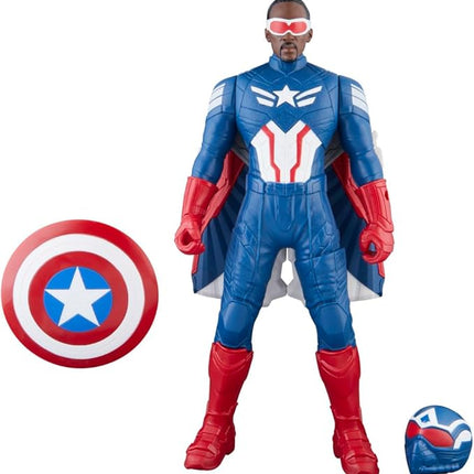 Marvel Avengers Captain America: Brave New World Flight Mode Action Figure with Accessories, 9-Inch-Scale (22 cm) Super Hero Toys for Kids Ages 4+