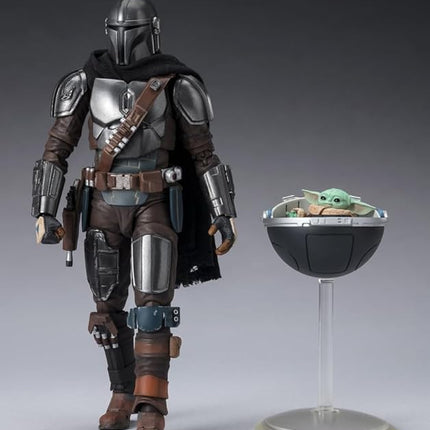 S.H. Figuarts Star Wars The Mandalorian & Grogoo Approx. 5.9 inches (150 mm), ABS & PVC & Fabric, Pre-painted Action Figure