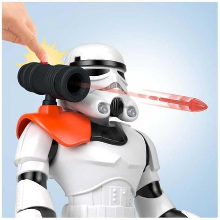 Fisher-Price Imaginext Star Wars Toy Stormtrooper XXL Figure, 16+ Inch Tall Poseable Character with Launcher for Kids Ages 3+ Years