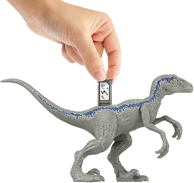 Jurassic World Dominion 2022 Movie Series Ferocious Pack Velociraptor Blue