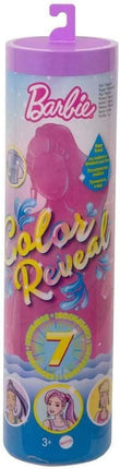 Barbie Color Reveal Doll & Accessories, Shimmer Series, 7 Surprises, 1 Doll (Styles May Vary)