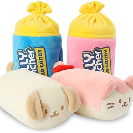 Anirollz Stuffed Animal Plush Toy - Official Hershey Chocolate Blanket Outfitz Doll | Soft, Squishy, Warm, Cute, Comfort, Safe| Pillow with Kitty - Valentine's Day Gift 6" Jolly Rancher Kittiroll