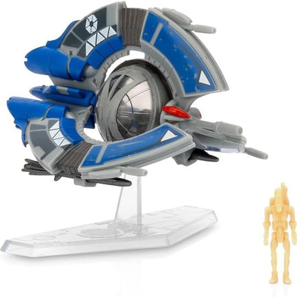 STAR WARS Micro Galaxy Squadron Vulture Droid Mystery Bundle - 3-Inch Vehicle and 2.5-Inch Vehicle with Micro Figure Accessories