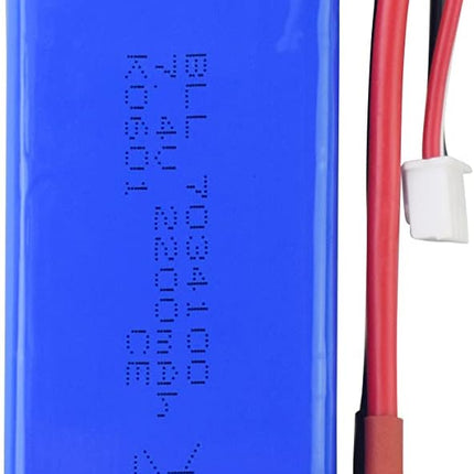 Fytoo 2PCS 7.4V 2200mah Lithium Battery with 2 in 1 Charger for WLtoys K949 10428 10428-A L202 RC high-Speed Remote Control car