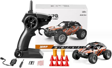 RC Off-Road Vehicle Model, 1/32 Scale 4WD Mini Electric 2.4G Remote Control High Speed Drift Off-Road, Mini Racing Drift Car for Adults