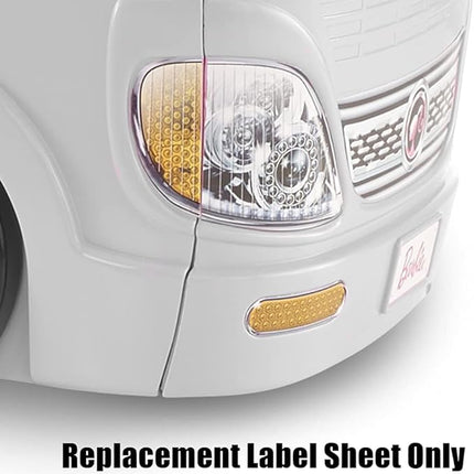 Barbie Replacement Parts Camper Playset - FBR34 ~ Replacement Labels / Stickers ~ Set B