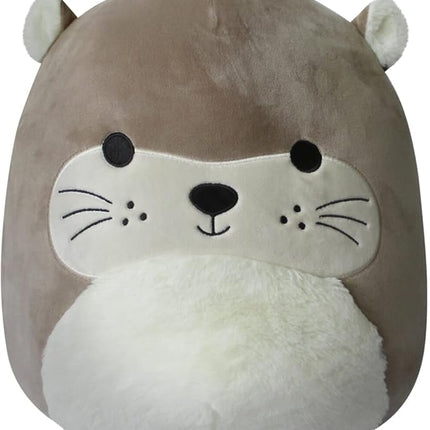 Squishmallows 14-Inch Light Brown Otter with Fuzzy Ears Plush - Add RIE to Your Squad, Ultrasoft Stuffed Animal Large Plush Toy, Official Kelly Toy Plush