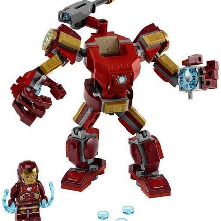 Lego Marvel Avengers Iron Man Mech 76140 Kids’ Superhero Mech Figure, Building Toy with Iron Man Mech and Minifigure (148 Pieces)