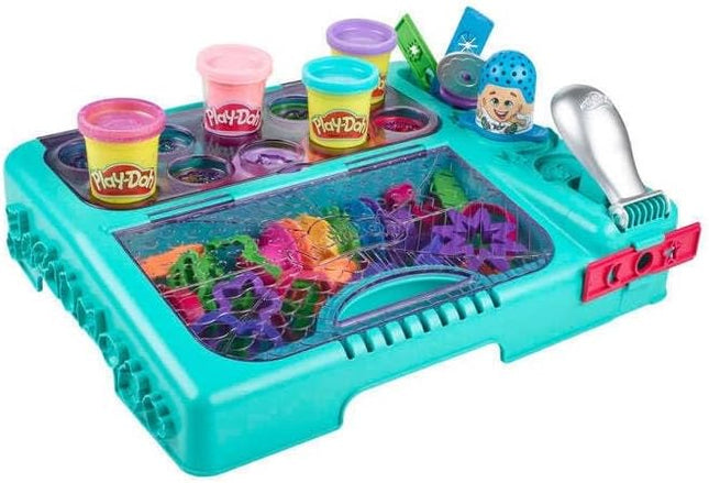 Play-Doh Set On The Go Imagine and Store Studio, with 30 Tools and 10 Cans of Modeling Compound, Travel Toys for 3 Year Old Girls and Boys and Up, Non-Toxic