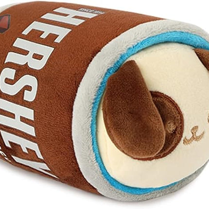 Anirollz Stuffed Animal Plush Toy - Official Hershey Chocolate Toy Blanket Outfitz Doll | Soft, Squishy, Warm, Cute, Comfort, Safe| Pillow with Dog - Valentine's Day Gift 6" Puppiroll