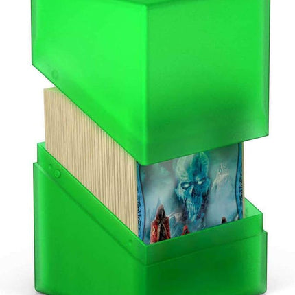 Ultimate Guard Boulder 100+ Classic, Deck Case for 100 Double-Sleeved TCG Cards, Emerald, Secure & Durable Storage for Trading Card Games, Soft-Touch Finish