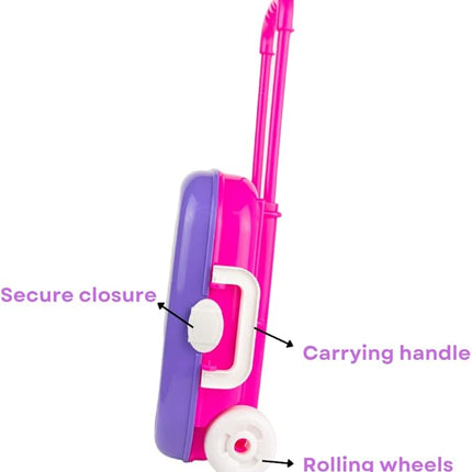 Innovative Designs Gabby’s Dollhouse Color and Roll Activity Set with Carrying Case, Stickers, & Art Supplies