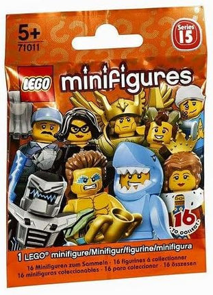 LEGO Shark Suit Guy #13 of 16, Minifigures Series 15 Set 71011SEALED Retail Packaging