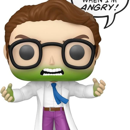 Funko Pop Marvel: Bruce Banner - Hulk - (Don't Make Me Angry) - Marvel Comics - Collectable Vinyl Figure - Gift Idea - Official Merchandise - Toys for Kids & Adults - Superheroes Fans