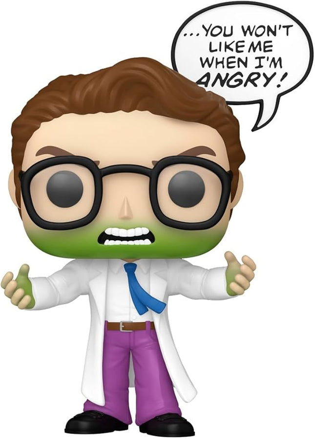 Funko Pop Marvel: Bruce Banner - Hulk - (Don't Make Me Angry) - Marvel Comics - Collectable Vinyl Figure - Gift Idea - Official Merchandise - Toys for Kids & Adults - Superheroes Fans