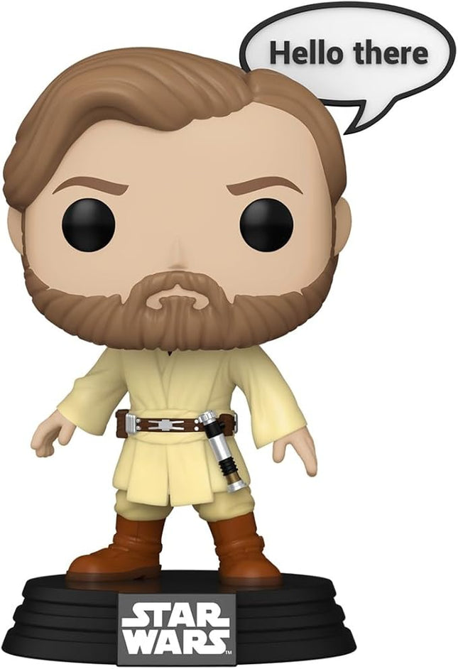 Funko Pop Star Wars: Sayings - OBI-Wan Kenobi - Collectable Vinyl Figure - Gift Idea - Official Merchandise - Toys for Kids & Adults - Sci-Fi Fans - Model Figure for Collectors and Display