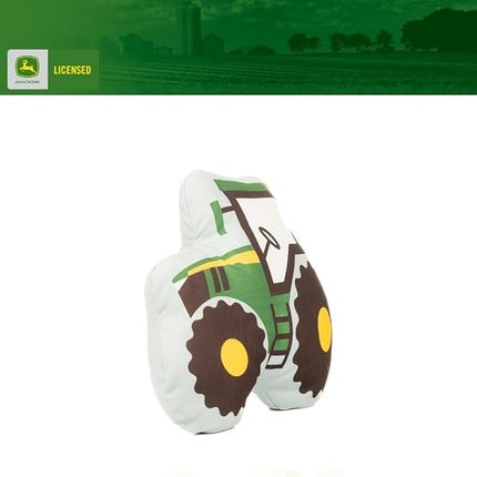 John Deere Trailer Tractor Kids Bedding Super Soft Plush Decorative Throw Pillow, 20 in, (Officially Licensed Product) by Franco Collectibles