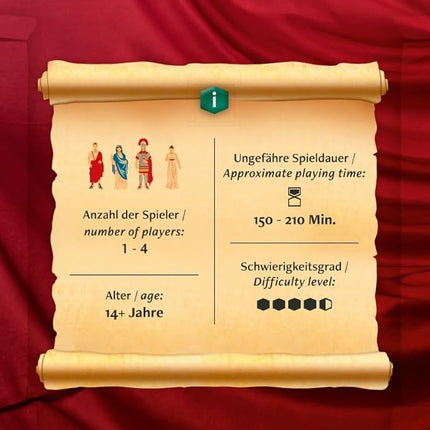 INSCAPE Caesar´s Riches Puzzle Box - Cluebox - Wooden Escape Room in A Box for Adults - Mind Puzzles - Puzzle Boxes with Hidden Compartments - Birthday Gift Gadget for Men and Women