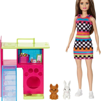 Barbie Mattel Doll Bird with Animals Multi-Coloured (HGM62)