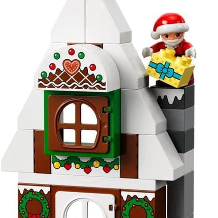 LEGO® DUPLO® Santa's Gingerbread House 10976 Building Toy; Christmas Playset for Preschoolers and Kids Aged 2+