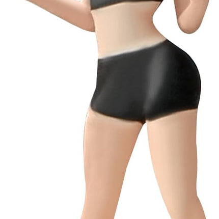 Painted Figure 1:64 Scale Mini Model Trains Architectural Plastic People Figures Standing Female Racer Figure Model,Suitable for Miniature Scenes(64230B)