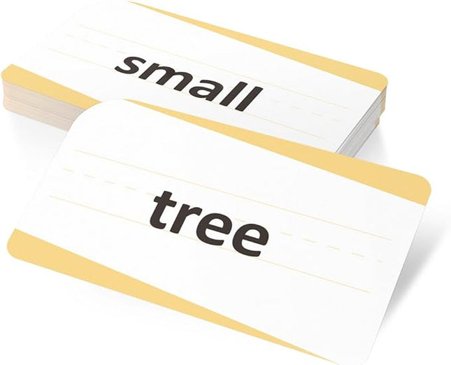 100 Vocabulary Flash Cards for Sight Words - 6 Learning Games per Deck for Preschool & Elementary Early Learning - Kindergarten