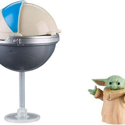 STAR WARS Epic Hero Series Grogu 1-Inch-Tall Action Figure & Hover Pram, Toys for 4 Year Old Boys and Girls