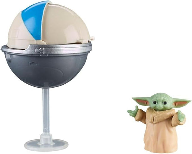 STAR WARS Epic Hero Series Grogu 1-Inch-Tall Action Figure & Hover Pram, Toys for 4 Year Old Boys and Girls
