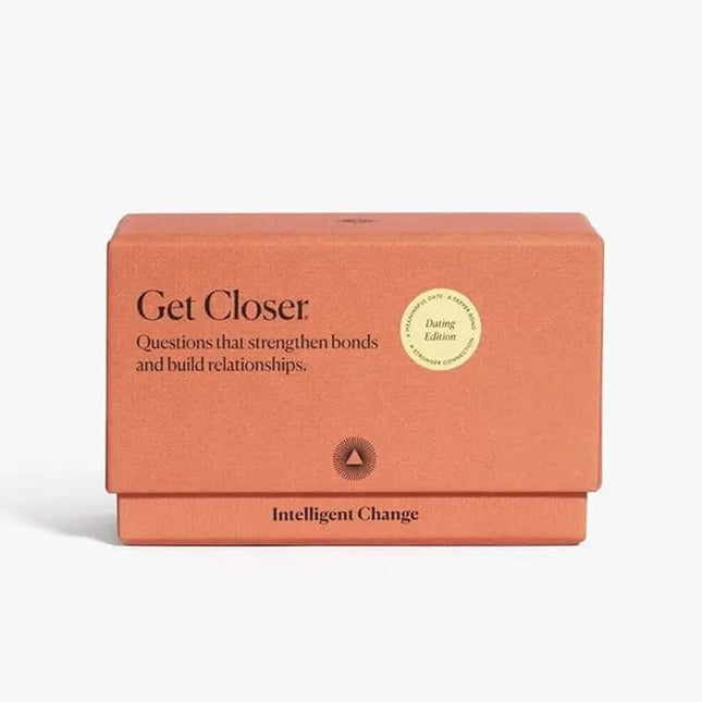 Intelligent Change Get Closer Dating Edition Card Game Conversation Starters - Question and Answer Games - Fun Card Game for Dating Couples, Date Night Activity (Dating Edition)