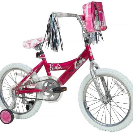 Dynacraft Barbie 12-18 Inch Girls BMX Bike for Age 3-9 Years - Fun and Stylish Design, Sturdy and Durable, Perfect for Kids Learning to Ride, Easy to Assemble, Ideal for Young Riders