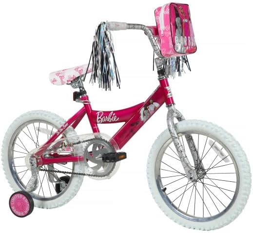 Dynacraft Barbie 12-18 Inch Girls BMX Bike for Age 3-9 Years - Fun and Stylish Design, Sturdy and Durable, Perfect for Kids Learning to Ride, Easy to Assemble, Ideal for Young Riders