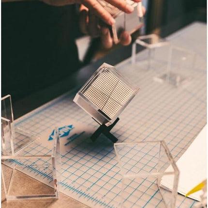 Craighill Jack Box Puzzle - Brain Teaser Puzzle for Adults, 3D Brain Game, Mind-Bending & Satisfying, Aesthetic Home & Office Decor - Aluminum & Acrylic