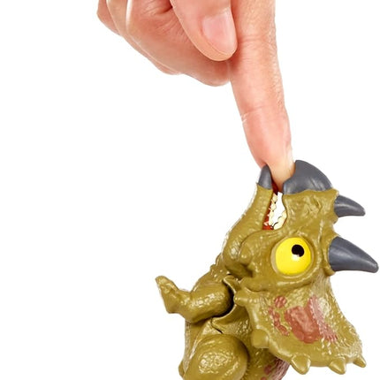 Jurassic World Snap Squad Attitudes Triceratops Figure