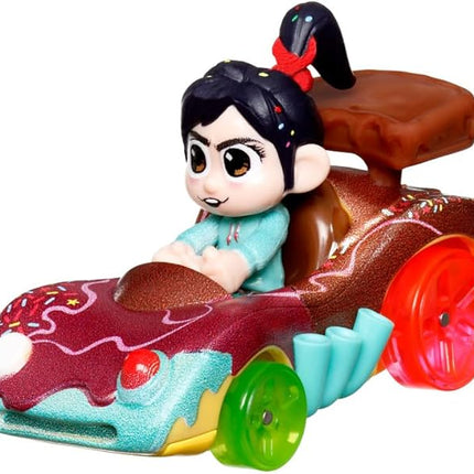Hot Wheels RacerVerse Die-Cast Vehicle with Vanellope Driver 1:64 Scale, HKB88-4B10