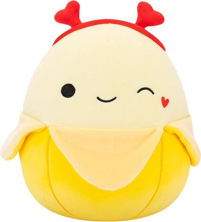 Squishmallows Original 8in Hartman The Purple Monkey + 8in Junie The Banana – Official Jazwares Valentine’s Plush 2-Pack (Little)