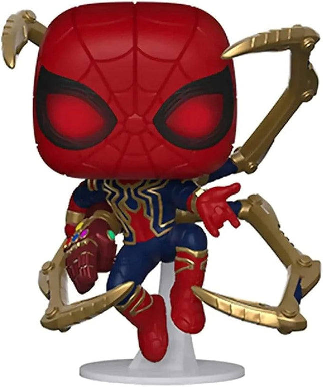 Tom Holland Spiderman Iron Spider #574 Facsimile Signed Reprint Laser Autographed Funko POP! Movies Marvel Endgame Figurine with Protector Case