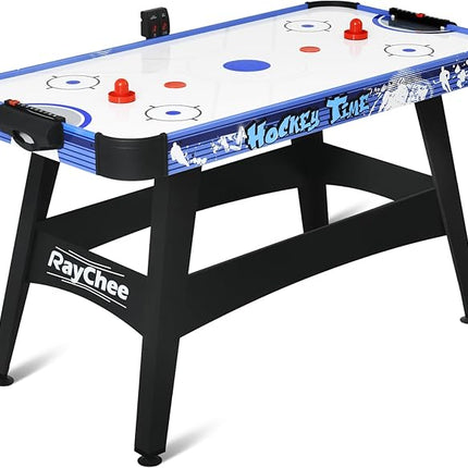 Air Hockey Table, Indoor Powered Air Hockey Game Table w/2 Pucks, 2 Pushers, Stronger Motor & Digital LED Scoreboard for Adults and Kids, Home Game Room, Easy Setup
